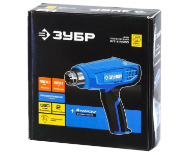 фото Фен технический ЗУБР ФТ-П1600