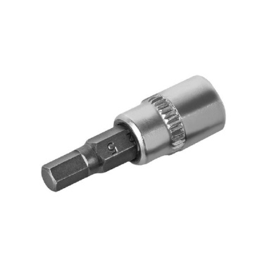 фото Головка торцевая со вставкой 1/4" HEX 5 (CR-V, подвес) КОБАЛЬТ 923-484