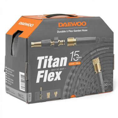 фото Шланг TitanFlex 15 м, 5/8'' (15 мм) DWH 9122 DAEWOO