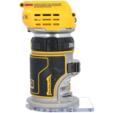 фото Фрезер кромочный аккум. DeWalt DCW600B (20V, цанга 6.4 мм, 55 мм, 16000-25500 об/мин)
