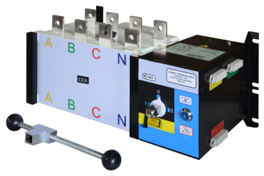 фото Реверсивный рубильник АВР (устройство автоматического ввода резерва) SHIQ5-630 4P