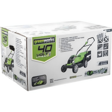 фото Газонокосилка аккумуляторная GREENWORKS G40LM35 (без АКБ и ЗУ) 2501907
