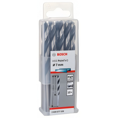 фото Сверло по металлу 7.0 х 109 мм (1 шт.) HSS PointTeQ BOSCH 2608577238