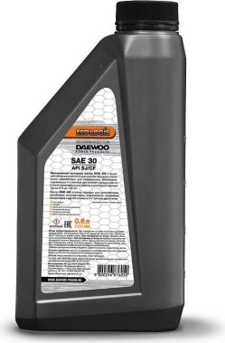 фото Масло для 4-х тактных двигателей DAEWOO SAE30 DWO 400 0,6 л (летнее)