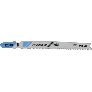 фото Полотно пильное T 123 X Progressor for Metal (3 шт.) BOSCH 2608638472