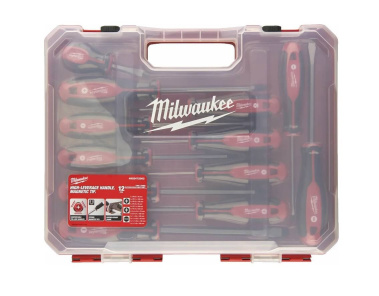 фото Набор магнитных отверток, 12 шт. (трехгранная рукоятка) MILWAUKEE 4932472003