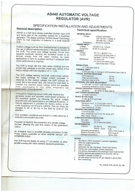 фото Регулятор напряжения AS440/ AVR AS440