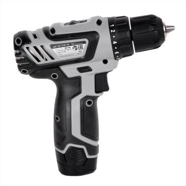 фото Дрель аккумуляторная ИНТЕРСКОЛ ДА-10/12ЭР 28 (Li-Ion, 2 акк.*2,0 Ач)