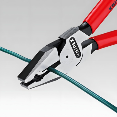 фото Плоскогубцы силовые 180 мм (черн) KNIPEX KN-0201180