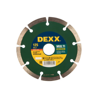 фото Диск алмазный 125 мм DEXX MULTI UNIVERSAL 36701-125_z01