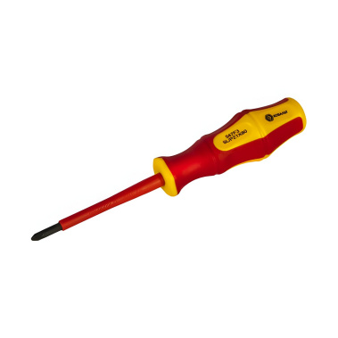 фото Отвертка диэлектрическая FL/PZ 1 х 80 мм (двухкомпонентная рукоятка) Ultra Grip КОБАЛЬТ 799-727