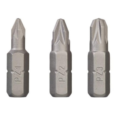 фото Набор бит PZ1/PZ2/PZ3 х 25 мм C-form (3 шт.) MAKITA B-24527