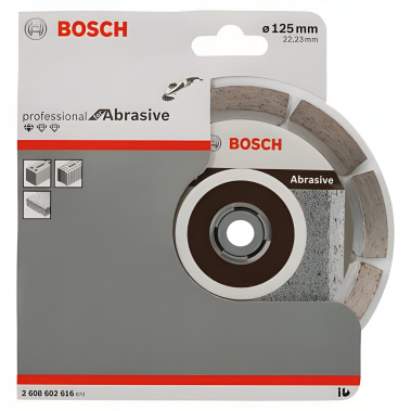 фото Диск алмазный 125 х 22.2 мм Standard for Abrasive BOSCH 2608602616