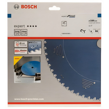 фото Диск пильный 184 х 20 мм 48T Expert for Steel BOSCH 2608643055