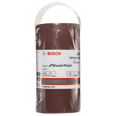 фото Рулон шлифовальный 115 х 5000 мм P320 Expert for Wood + Paint BOSCH 2608621472