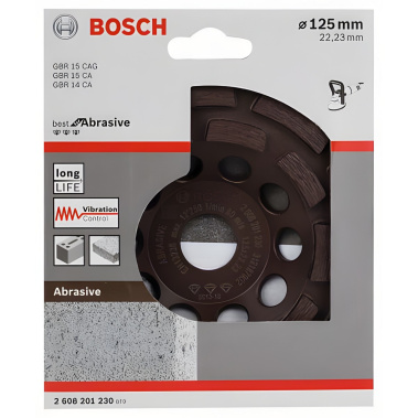 фото Чашка алмазная 125 мм Best for Abrasives BOSCH 2608201230