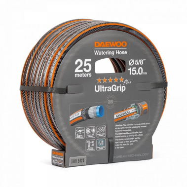 фото Шланг UltraGrip 25 м, 5/8'' (15 мм) DWH 5124 DAEWOO