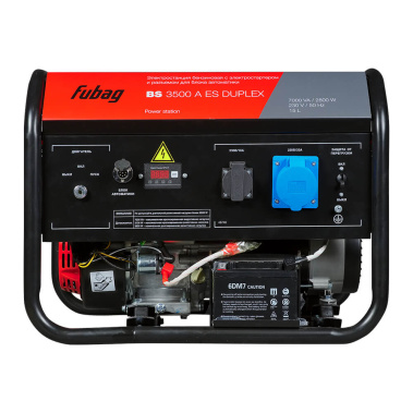 фото Электростанция бензиновая FUBAG BS 3500 A ES DUPLEX