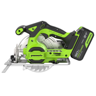 фото Пила циркулярная аккумуляторная GREENWORKS GD24CS165 1501607CUG
