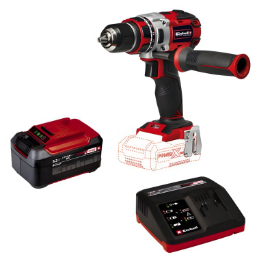 фото Дрель аккумуляторная Einhell PXC TE-CD 18 Li Brushless + Starter Kit 5.2 4513850SET