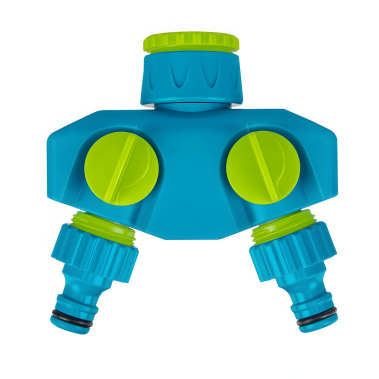 фото Разветвитель двухканальный с внутренней резьбой 3/4''-1'' PALISAD Luxe 65786