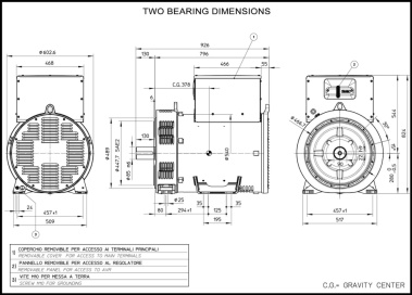 фото Mecc Alte ECO38-2М/4C SAE 1/14 (200 кВт)