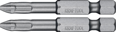 фото Биты PH 2 х 50 мм (2 шт., торсионные) X-Drive KRAFTOOL 26121-2-50-2