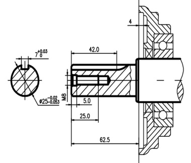 фото Двигатель бензиновый G 460/192F (S-тип, вал под шпонку Ø 25мм) - K1