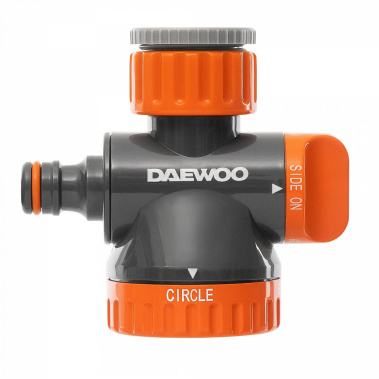 фото Адаптер 2-х канальный с лейкой для крана 26,5 мм (3/4'') и 33,3 мм (1'') DWC 1325 DAEW