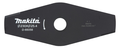 фото Нож для травы 230 х 25,4 мм 2T MAKITA D-66058