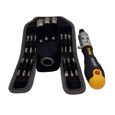 фото Трещотка поворотная с набором бит, 16 шт. (в чехле) Ergonic K FELO 06071604
