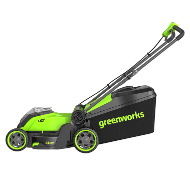 фото Газонокосилка аккумуляторная GREENWORKS GD40LM411 (без АКБ и ЗУ) 2521007