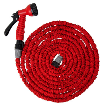 фото Шланг для воды растягивающийся 23 м (латекс, поливочный пистолет) QUATTRO ELEMENTI 244-865