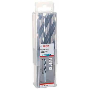 фото Сверло по металлу 12 х 151 мм (1 шт.) HSS PointTeQ BOSCH 2608577288