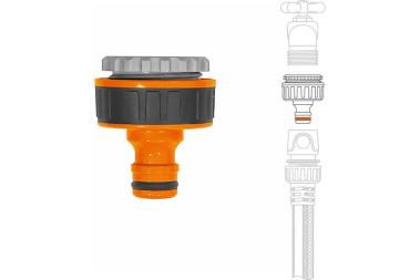 фото Адаптер для кранов с внешней резьбой 26,5 и 33 мм (3/4'' и 1'') DWC 1025 DAEWOO