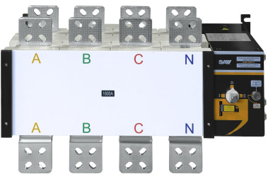 фото Реверсивный рубильник АВР (устройство автоматического ввода резерва) SHIQ5-1600 4P