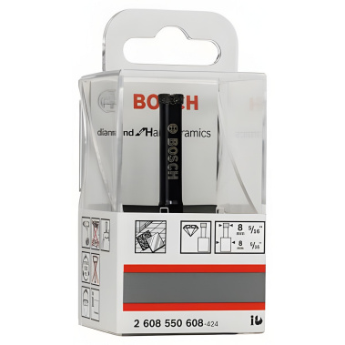 фото Сверло алмазное 8 мм Diamond for Hard Ceramics BOSCH 2608550608