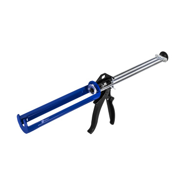 фото Пистолет для хим. анкеров 300 мл (скелетный стальной корпус, 3-х шток. поршень) КОБАЛЬТ 924-115