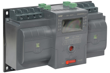 фото Рубильник реверсивный автоматизированный моноблочный (Блок автоматического ввода резерва АВР) CM-63/