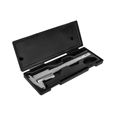 фото Штангенциркуль 150 мм ШЦ-1, моноблочный (точность 0,02 мм, кейс) КОБАЛЬТ 919-852