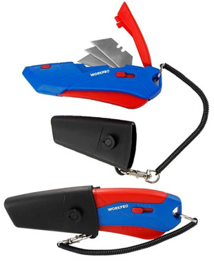 фото Нож безопасный WORKPRO WP213010
