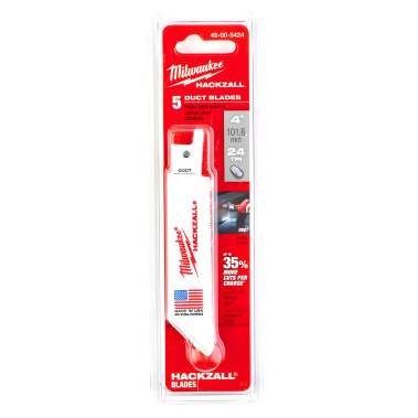 фото Полотно для сабельной пилы Hackzall 100 х 1,0 (5 шт.) MILWAUKEE 49005424