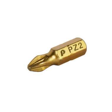 фото Бита PZ 2 х 25 мм TIN (1 шт.) "Эксперт" ПРАКТИКА 037-046