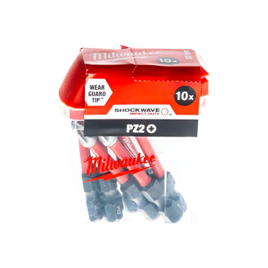 фото Насадка PZ 2 х 50 мм (10 шт.) Shockwave MILWAUKEE 4932430866